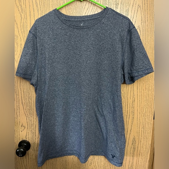 American Eagle - Men’s super soft, heather blue, plain, large Tee **BRAND NEW** - Picture 1 of 1